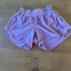 lululemon Hotty Hot Low-Rise Lined Short 4” Purple